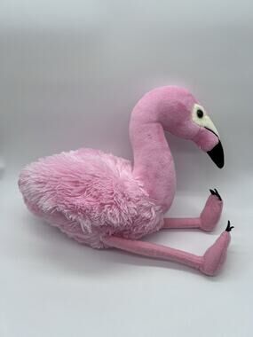Destination Nation Aurora Sitting Pink Flamingo Stuffed Animal Toy